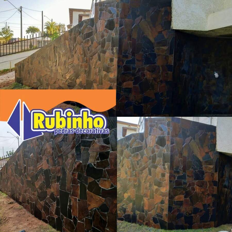 Pedra Ferro Caco Retalho  Rubinho Pedras Decorativas