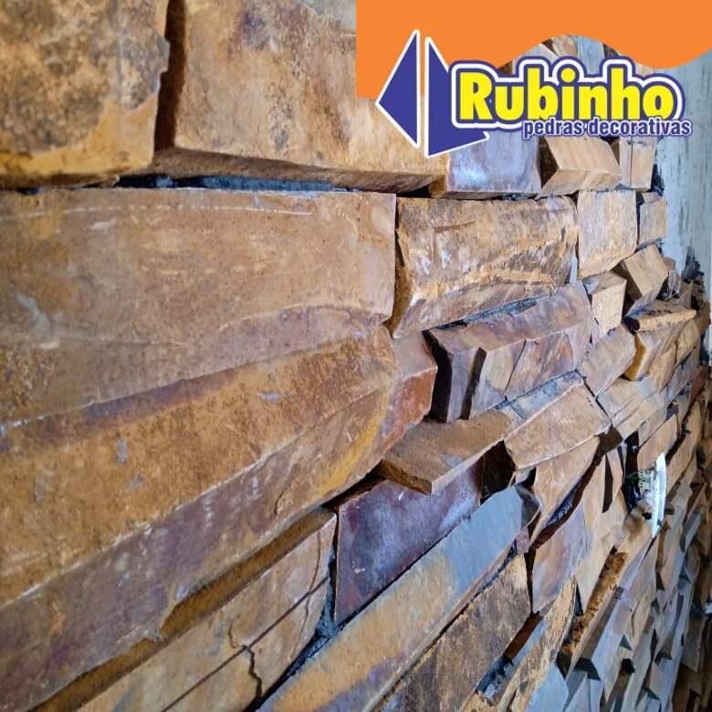 Pedra Ferro Caco Retalho  Rubinho Pedras Decorativas